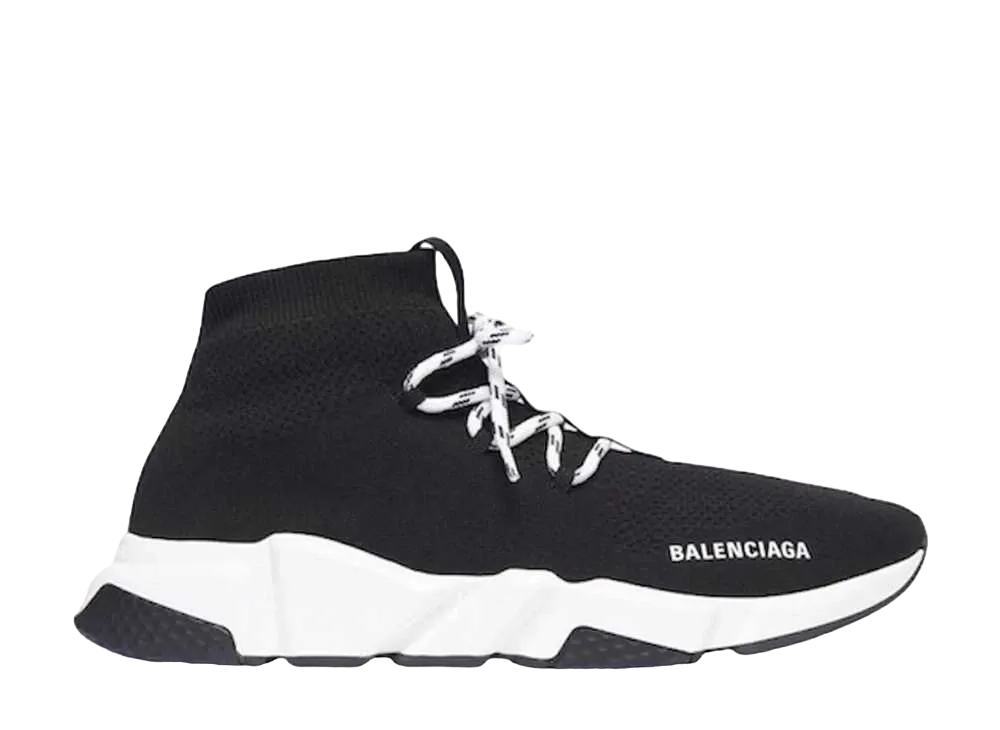 バレンシアガ ウィメンズ スピード レースアップ "ブラック/ホワイト
