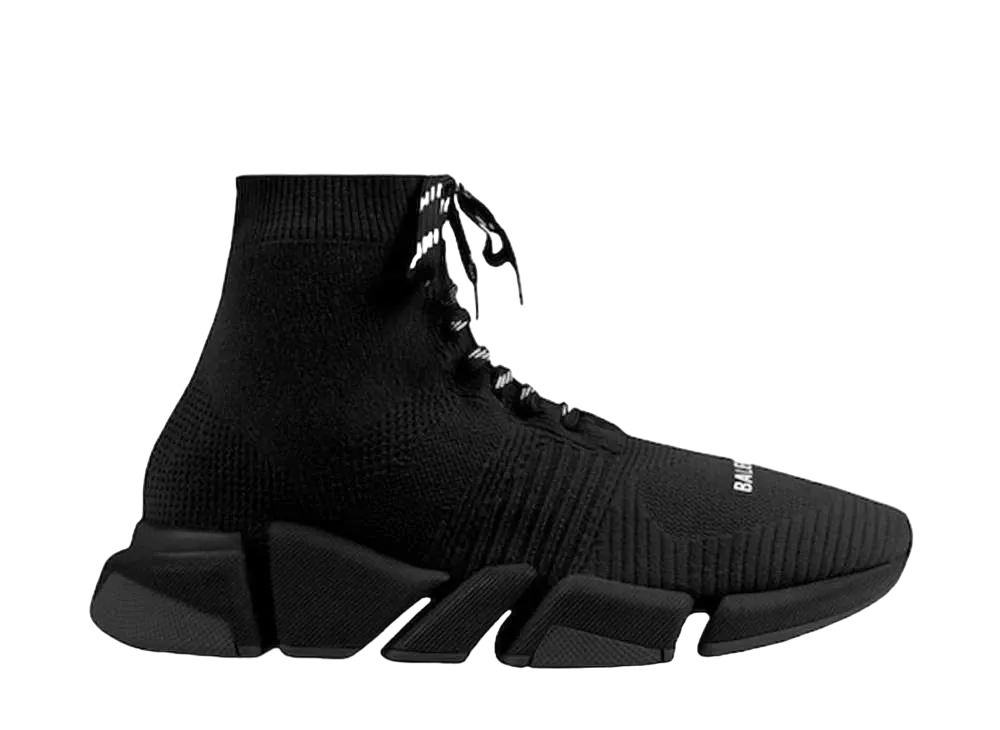 バレンシアガ ウィメンズ スピード 2,0 レースアップ "ブラック"