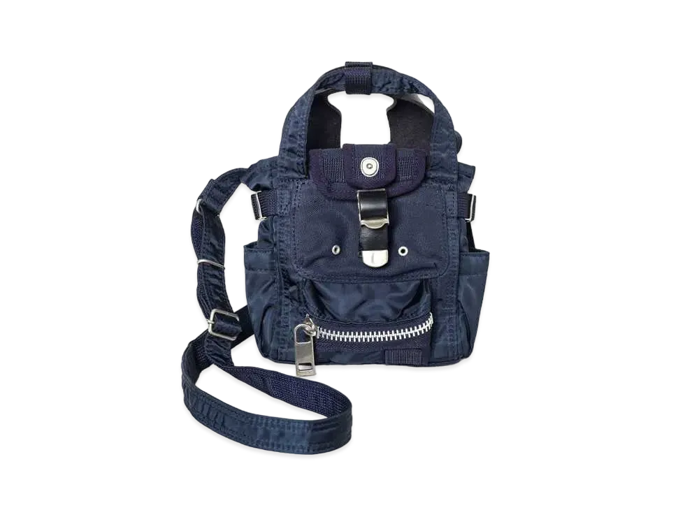 sacai x PORTER Mini Tote "Navy"