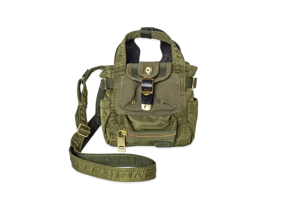 sacai x PORTER Mini Tote "Khaki"