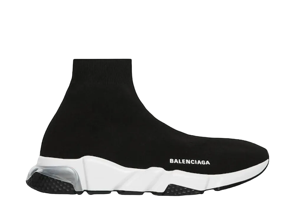 BALENCIAGA Women's SPEED CLEAR SOLE "BLACK/WHITE"