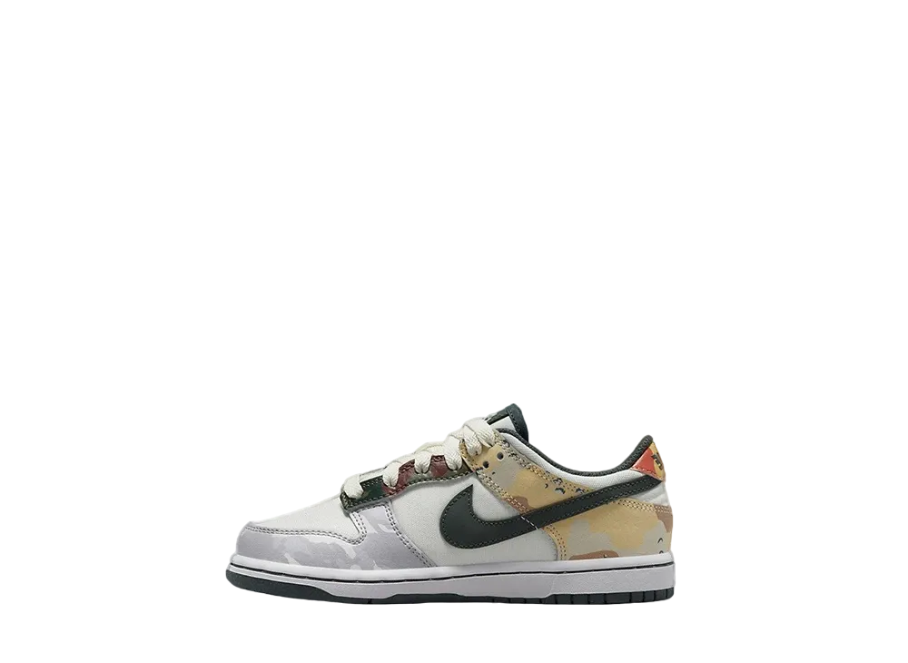 Nike PS Dunk Low SE "Sail/Multi/Camo"