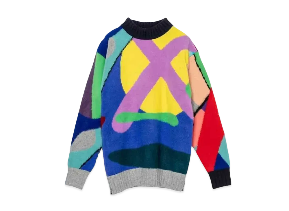 sacai KAWS Knit Pullover "Multi"