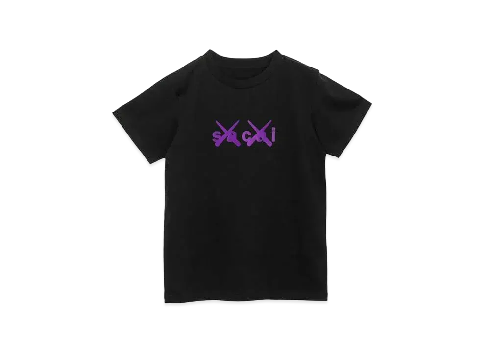 sacai KAWS T-shrit Kid’s "Black"