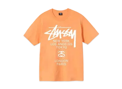 Stussy WORLD TOUR TEE "Peach"
