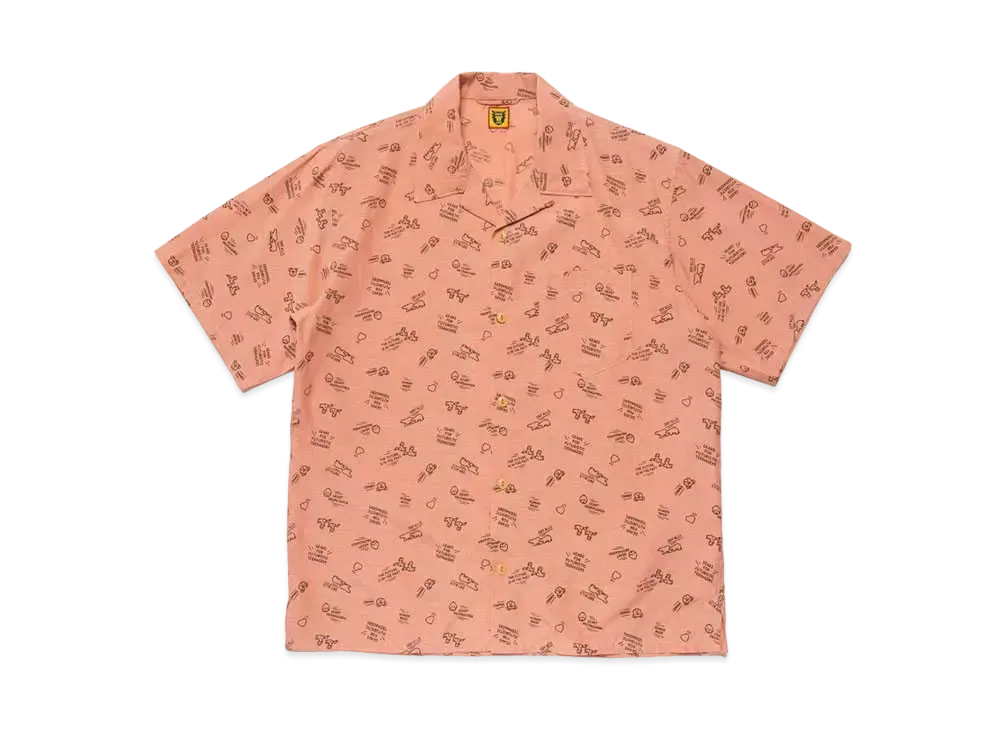 HUMAN MADE ANIMAL ALOHA SHIRT "Pink"