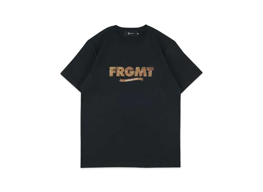 Bearbrick fragmentdesign 2021 FUR LOGO T-Shrit "Black"
