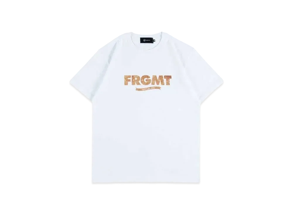Bearbrick fragmentdesign 2021 FUR LOGO T-Shrit "White"
