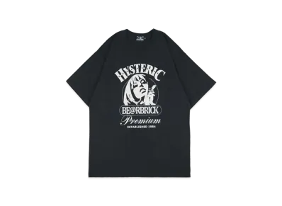 Bearbrick HYSTERIC GLAMOUR 2021 T-Shrit "Black"