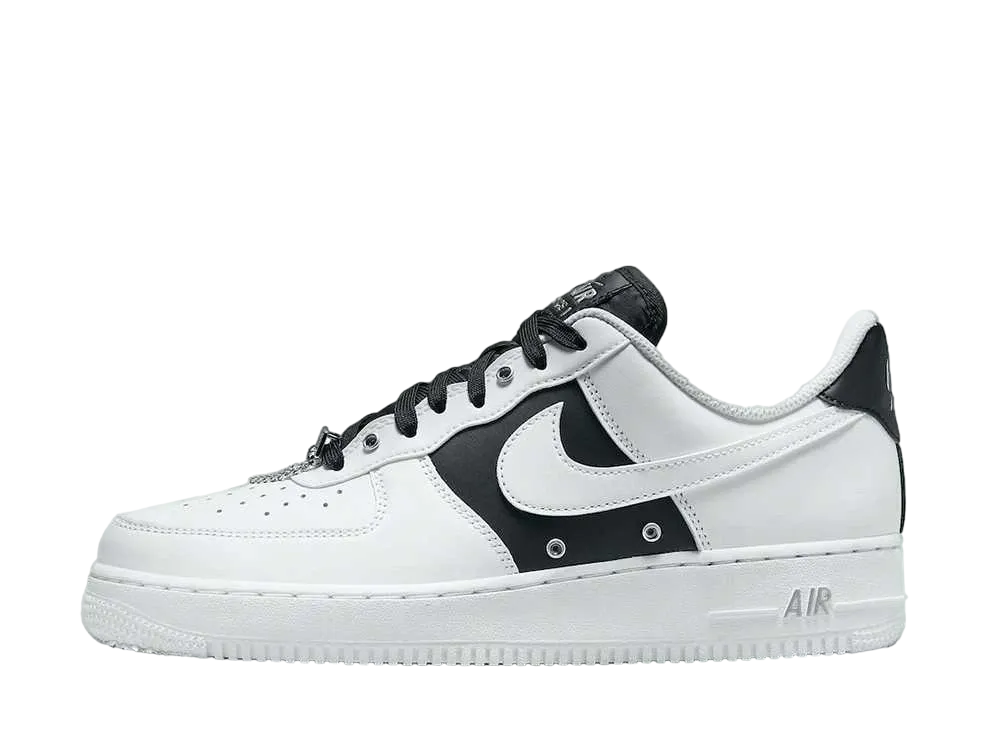 Nike Air Force 1 Low Silver Snap Buttons "White"