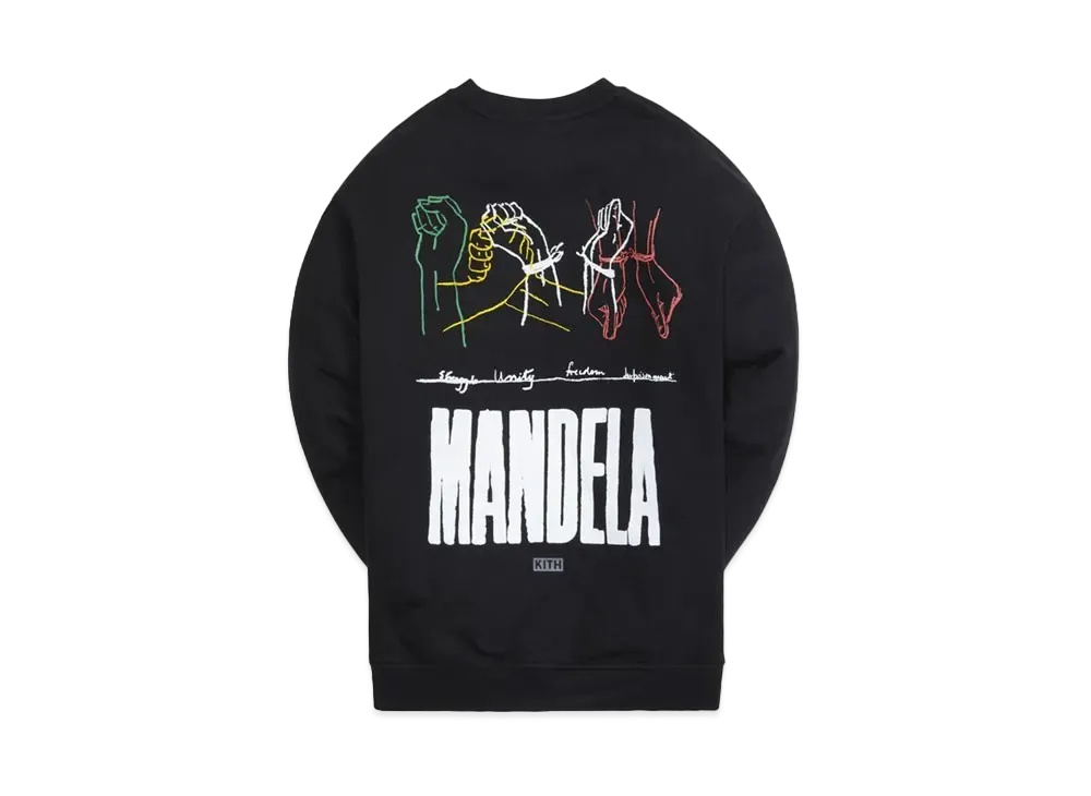 Kith x Mandela Day 2021 Freedom Crewneck "Black"