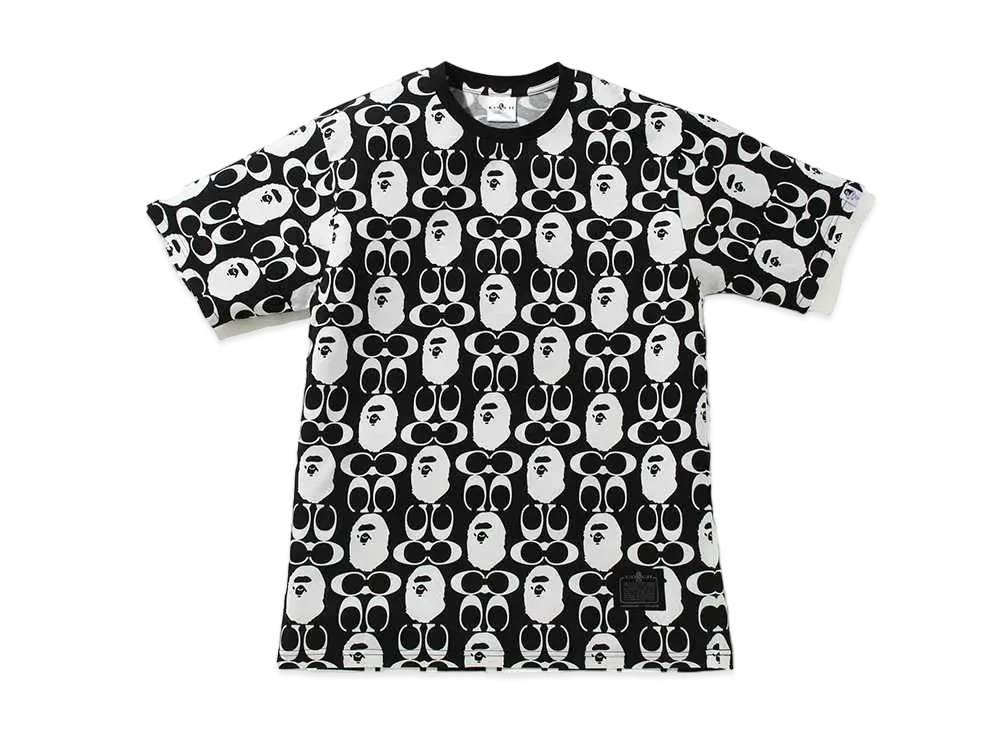 BAPE × COACH Tee "Black"