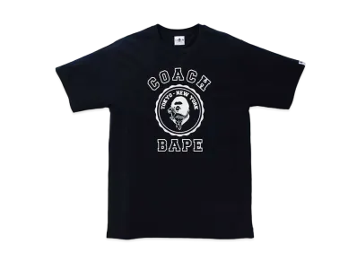 Bape × Coach College Tee "Navy"