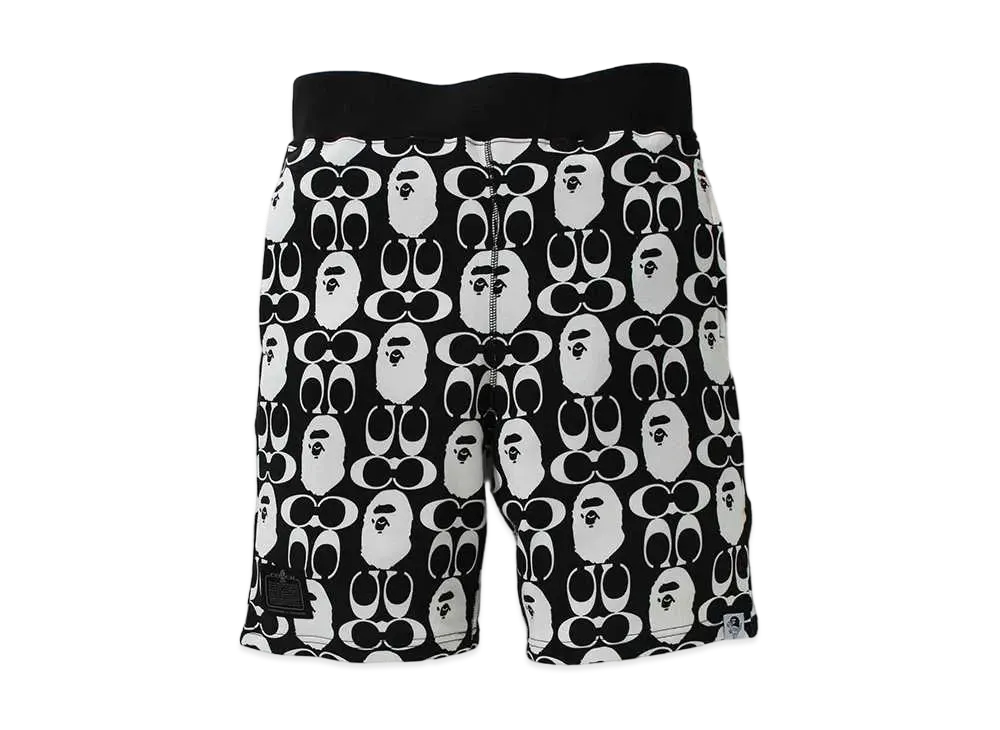 Bape × Coach Sweat Shorts "Black"