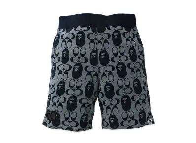 Bape × Coach Sweat Shorts "Navy"