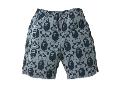 Bape × Coach Shorts "Navy"