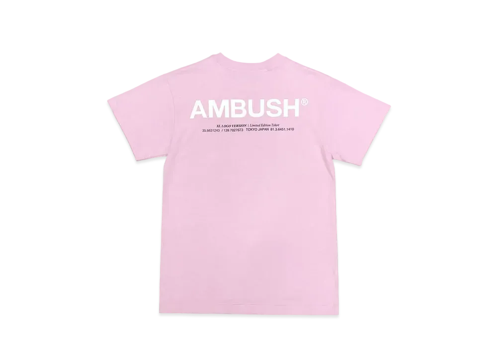 AMBUSH XL LOGO T-SHIRT 2019 "Pink"