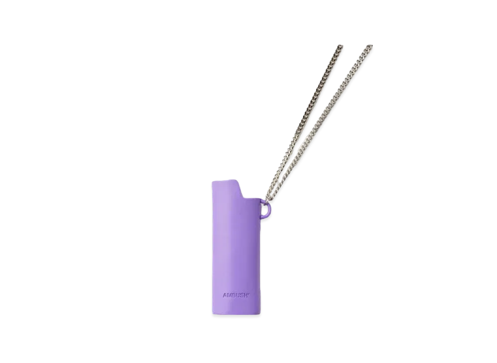 AMBUSH LIGHTER CASE NECKLACE Color "Purple"