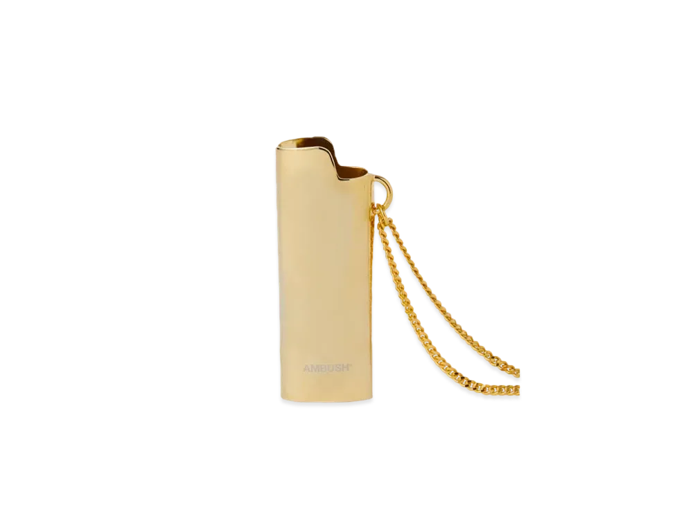 AMBUSH LIGHTER CASE NECKLACE Small "Gold"