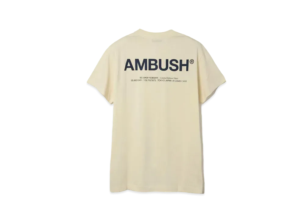 AMBUSH XL LOGO T-SHIRT 2020 "Natural"