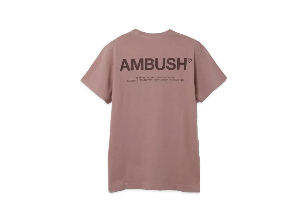 AMBUSH XL LOGO T-SHIRT 2020 "Pink"