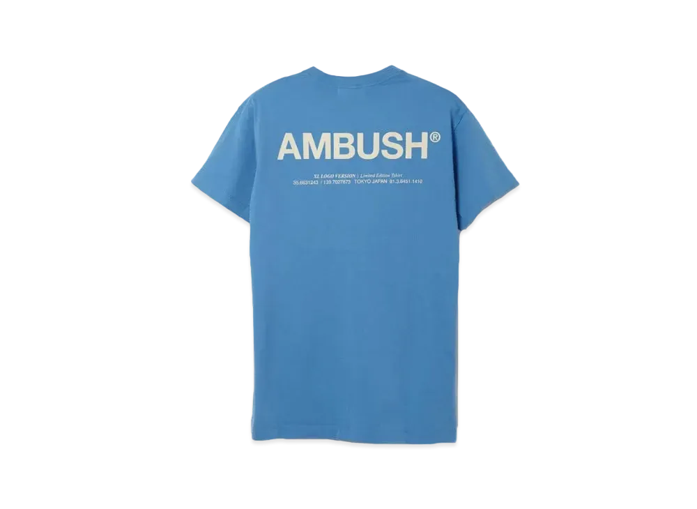 AMBUSH XL LOGO T-SHIRT 2020 "Blue"