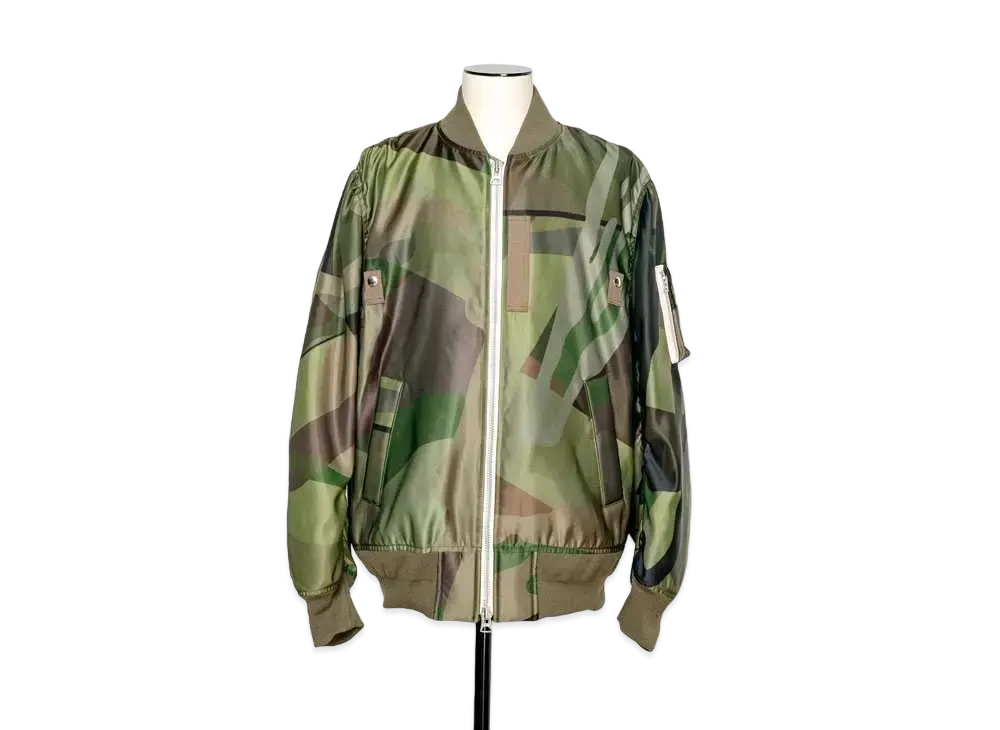 sacai KAWS MA-1 Blouson "Camo"