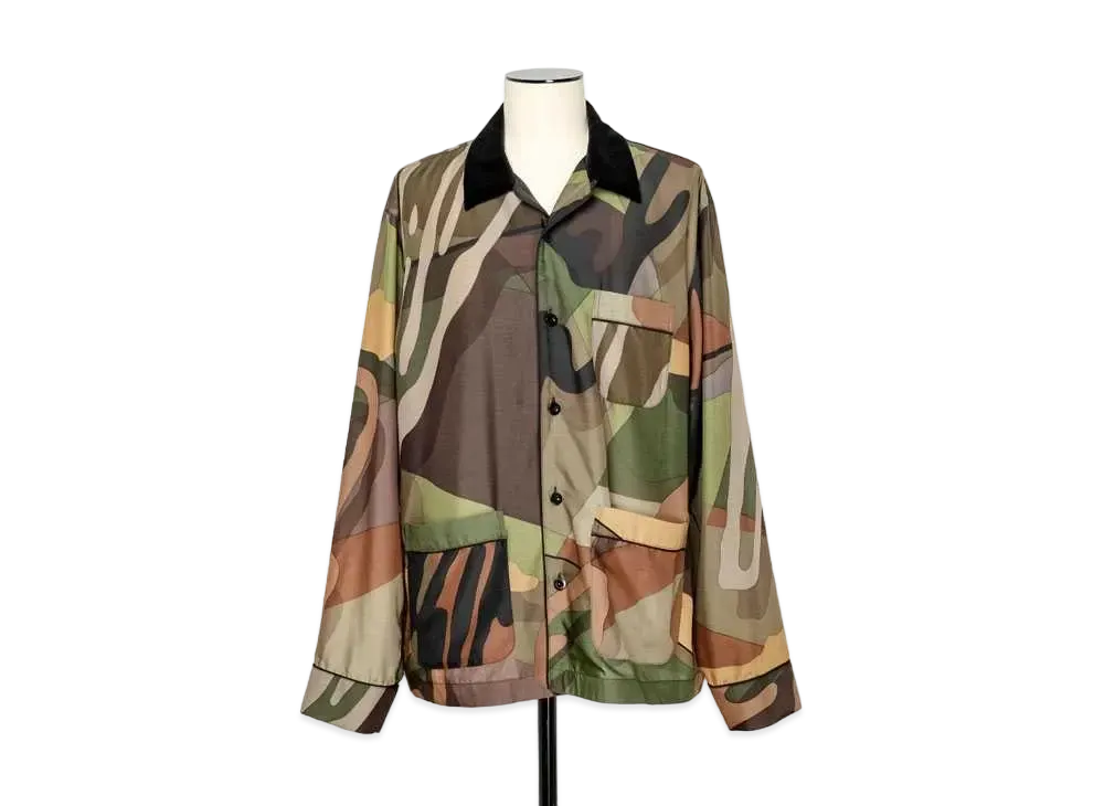 sacai KAWS Long Sleeve Shirt "Camo"