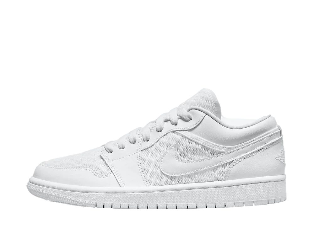 Nike Women's Air Jordan 1 Low Breath "Triple White"
