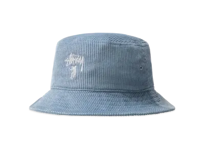 Stussy × Union 30TH Corduroy Bucket Hat "Blue"