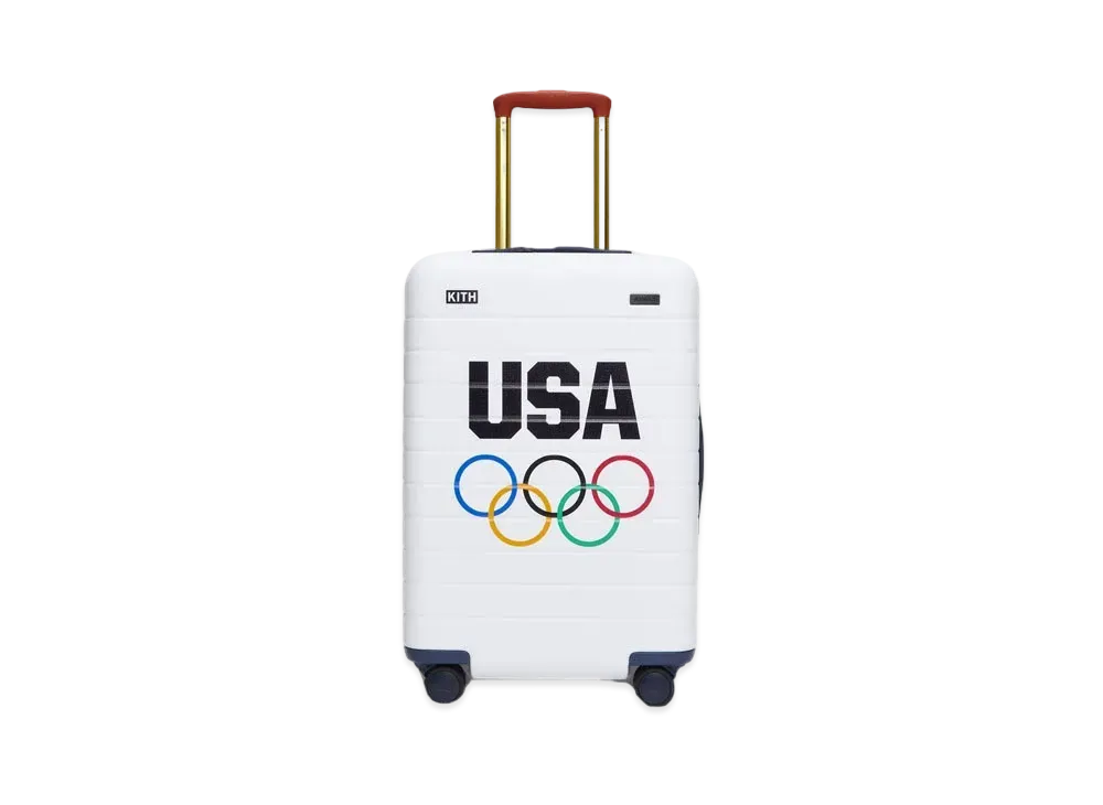 Kith x Team USA x Away PC Bigger Carry-On"White"