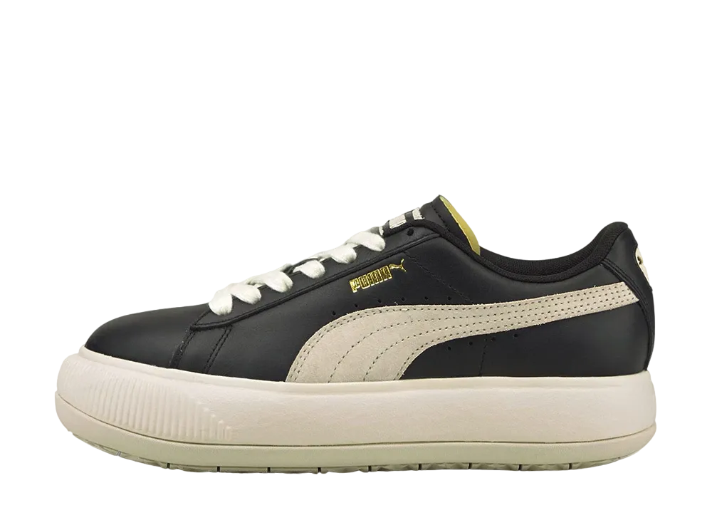 PUMA Women's SUEDE MAYU LTH "BLACK"