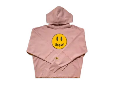 drew house mascot deconstructed hoodie "Dusty Rose"