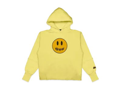 drew house mascot deconstructed hoodie "Light Yellow"