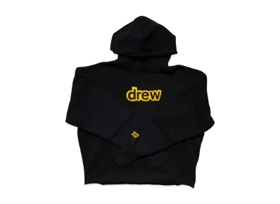 drew house secret deconstructed hoodie"Black"