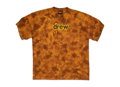 drew house secret ss tee "Brown Tie Dye"