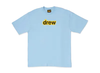 drew house secret ss tee "Sea Blue"