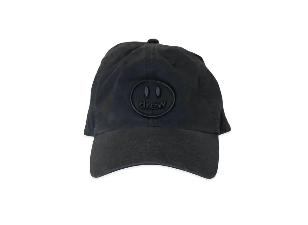 drew house mascot dad hat "Black"