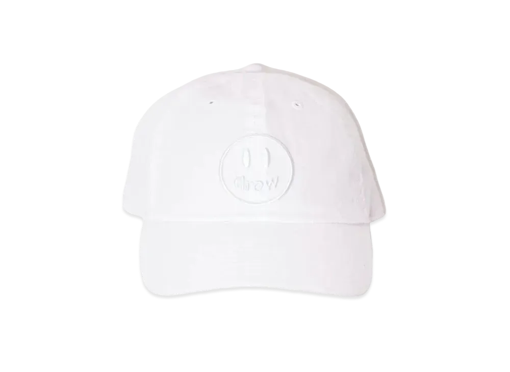 drew house mascot dad hat "White"