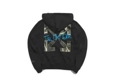 OFF-WHITE END. SAN GIROLAMO POPOVER HOODY "Black"