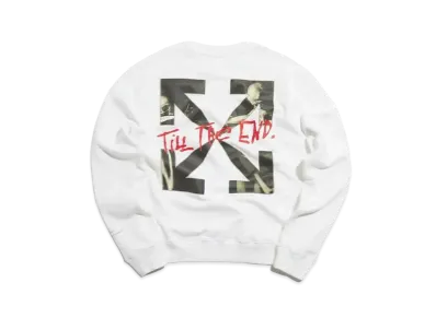 OFF-WHITE END. SAN GIROLAMO CREW SWEAT "White"