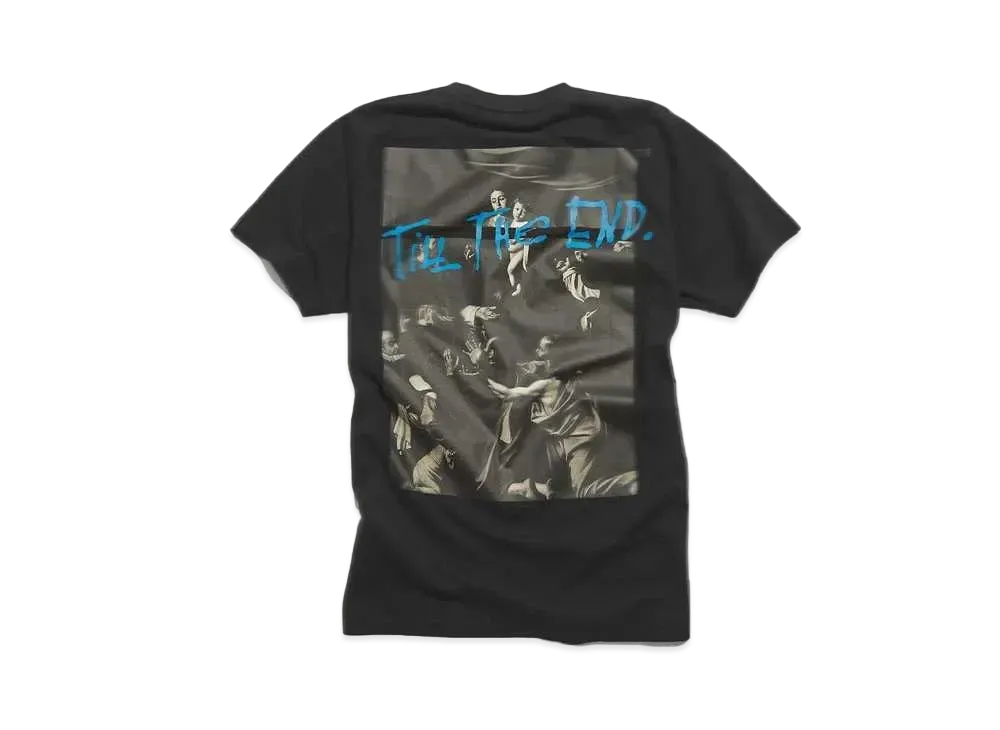 オフホワイト エンド カラヴァッジオ Tシャツ "ブラック"