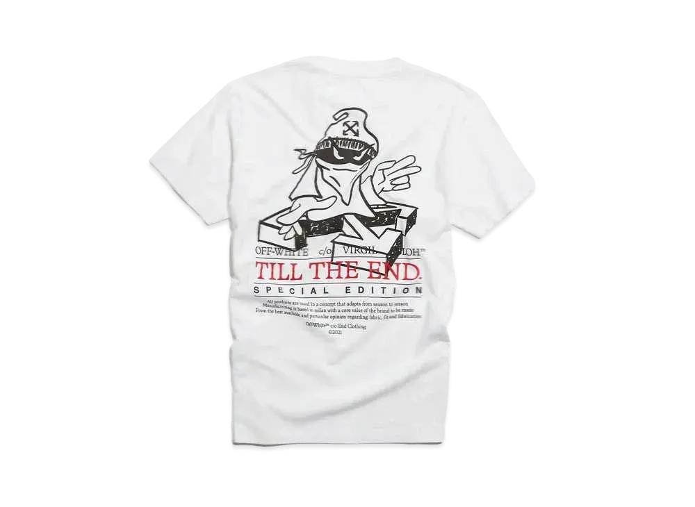 OFF-WHITE END. BIG BANDIT TEE "White"