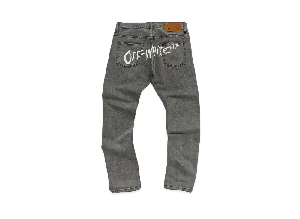 OFF-WHITE END. BANDIT SLIM JEANS "Black"