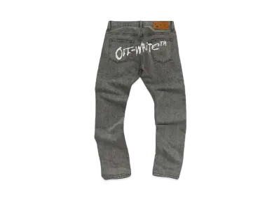 OFF-WHITE END. BANDIT SLIM JEANS "Black"