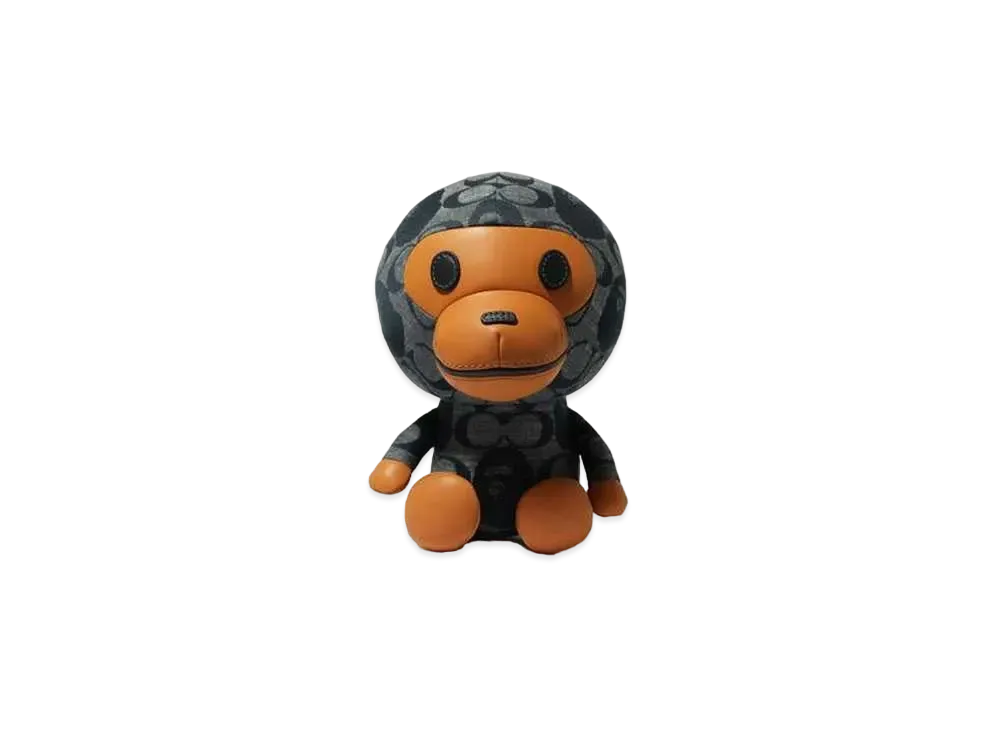 BAPE X COACH BABY MILO PLUSH DOLL "Navy"