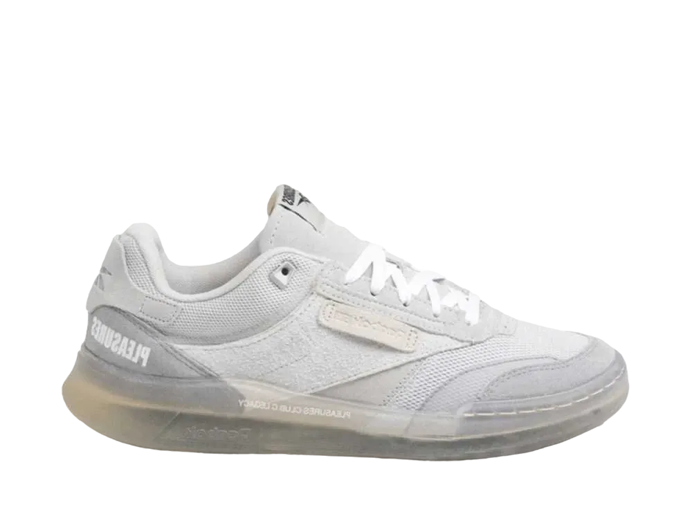 Pleasures × Reebok Club C Legacy "Pure Grey"