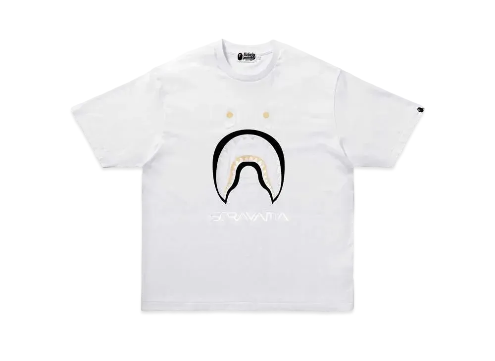 A BATHING APE HAJIME SORAYAMA SHARK SHARK TEE "White"