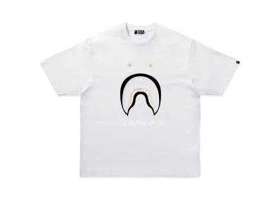 A BATHING APE HAJIME SORAYAMA SHARK SHARK TEE "White"