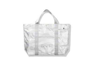 A BATHING APE HAJIME SORAYAMA SHARK TOTE BAG "Silver"
